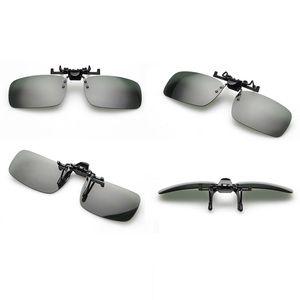 1Pc Car Night Safety Driving Glasses Clip On Sunglasses For Men Women Night Vision Glasses Anti-glare Driver Goggles Sunglasses