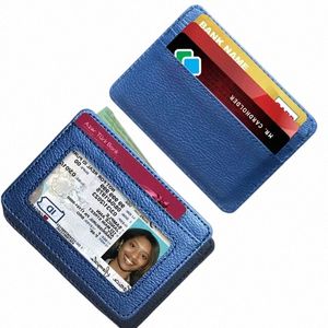 Cartes 1pc Cartes Slim Bank Credit Card Cartes d'identité Cover Coin Pouch Pouch Wallet Organisateur Femmes Men Busin Carte Holder Portefes Y59O #