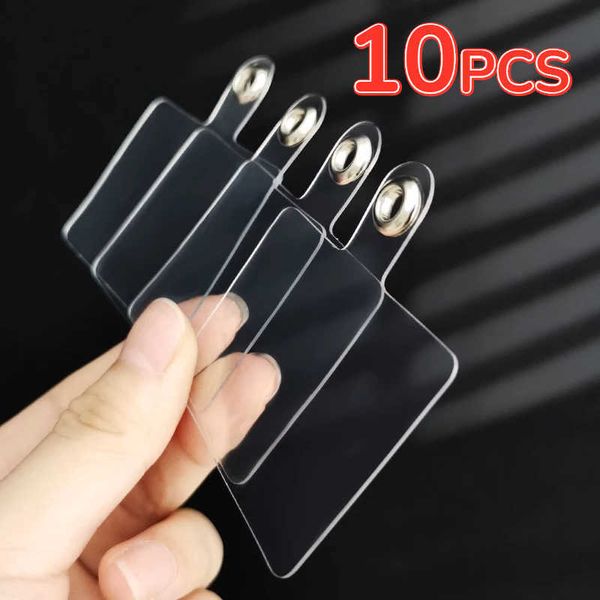 1 PC Sangles De Téléphone Portable Charmes 10-1 PCS Transparent Flexible Longe Cads Mobile Universel Tether Tabs Clair Suspendus Sangle Patches Cordon Clip Y2211