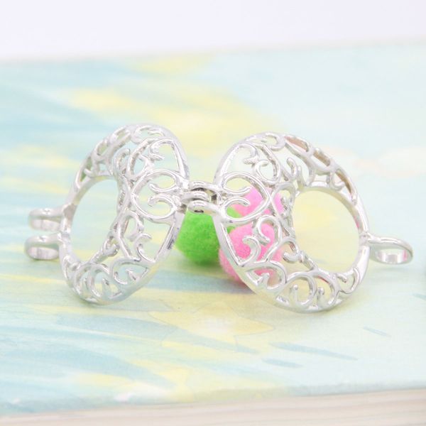 1pc charme plusieurs styles Ball Birdcage Wing Cross Music Mom Mom Mom Perle Cage Locket Diffuseur Bijoux Collier DIY CADE