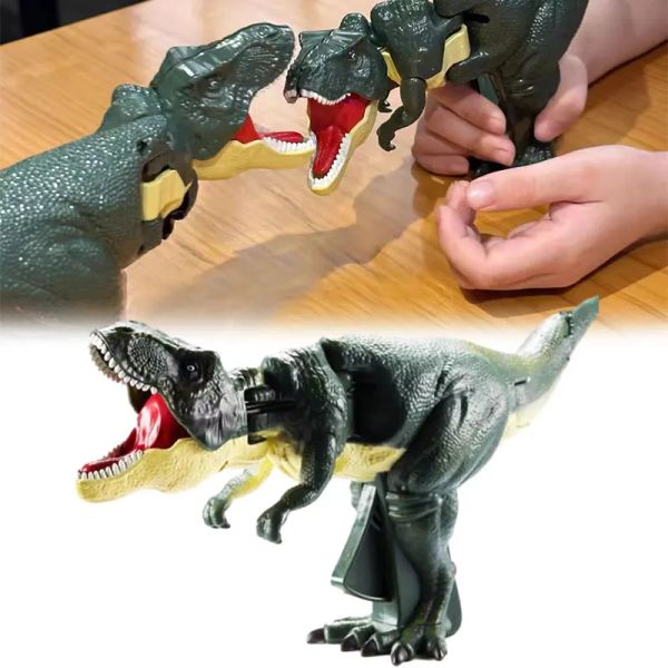 1PC Children Dinosaur Zazaza Toy Creative Creative Battery-sans Télescopic Swing Dinosaurs Fidget Toys Cadeaux de Noël pour les enfants