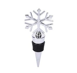 1pc Christmas Snowflake Wine bouteille Stopper zinc alliage de vin de liège Favors de mariage pour les outils de barware accessoires d'outils de barre de cuisine D195924843