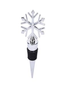 1pc Christmas Snowflake Vin Bottle Stopper Zinc Alloy Wine Wine Mariage Mariage Favors pour les outils de barware ACCESSOIRES DE CARACH