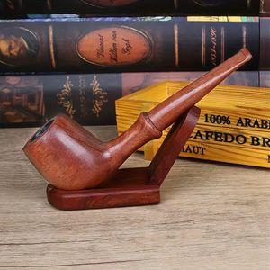 1pc, klassiek recht handvat 9 mm palissander rookbuis, premium rookbuis, huishoudelijke gadget, kerstcadeaus, kerstbenodigdheden, kerstfeestartikelen