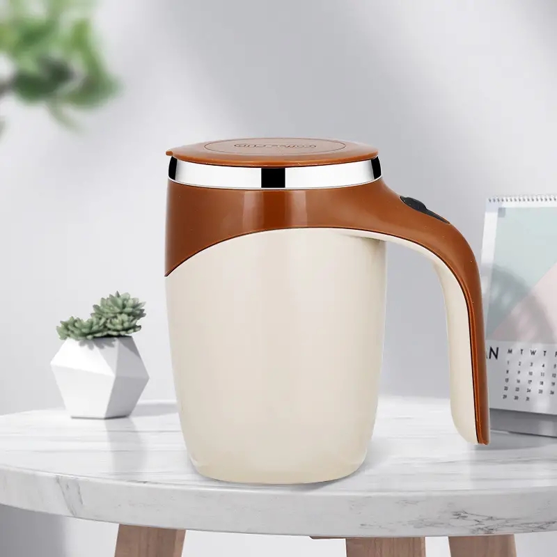 1pc Coffee Cup Moka Kettle Rechargeable Model Automatic Stirring Cup Coffee Cup High Value Electric Stirring Cup Lazy Milkshake Rotating Magnetic Water Cup