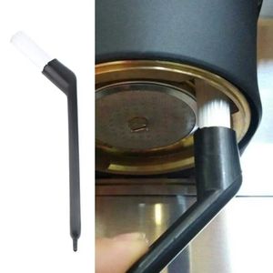 1pc Machine à café brosses expresso broyeur Nylon brosse de nettoyage Durable coude longue poignée cafetière nettoyant outil accessoires