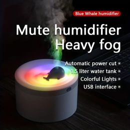 1pc kleurrijke mini-luchtbevochtiger met dubbele natte aroma-etherische olie-diffuser - draagbare USB-luchtbevochtiger