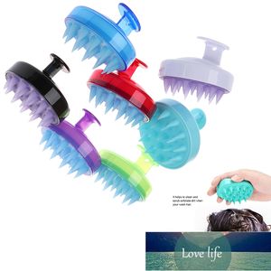 1pc confortable shampooing silicone shampooing scalpe massage pinceau cheveux lave-moche peigne corps bain spa minceur massage pinceau personnel santé usine Price expert