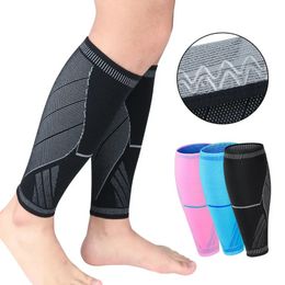 1PC Compressiekalf Mouw Basketball Volleybal Mannen ondersteunen kalf elastische fietspeenwarmers Running Football Sport been mouw