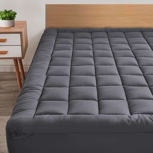 1 coussin de refroidissement, surmatelas matelassé de qualité supérieure, housse de protection de matelas douce et respirante, lavable en machine, poche profonde jusqu'à 8 à 21 pouces