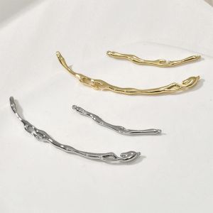 1pc Copper Copper Irrégulet Lava Branch Charms Connecteur pour bijoux Making Simple Curved Strip Pendentids bricol Collier Bracelet Résultats