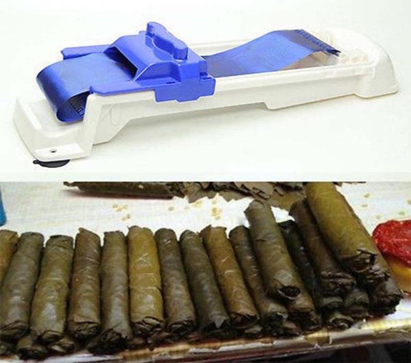 1 unidad de máquina creativa de herramientas rodantes de hojas de col de uva y albahaca para hacer Sushi, herramientas de barra de cocina 1423477