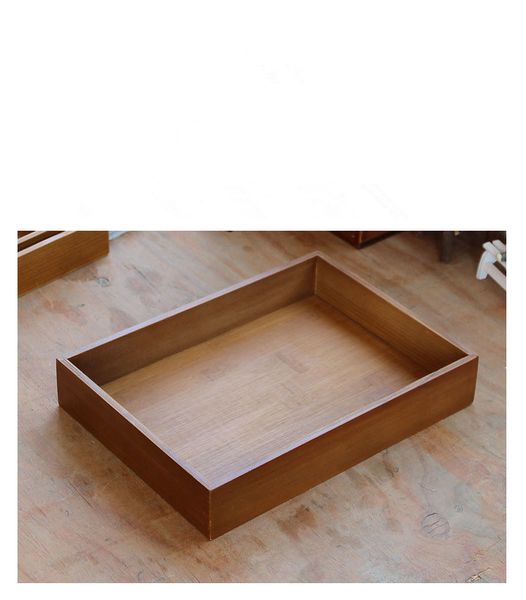 1pc Creative Home Bamboo Store Saucer Restoring Ancient Solid Wood Tea Tray Room de salon Tablet hôtel BAMBOO JL 002