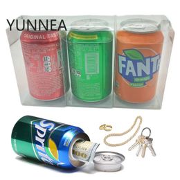 1PC Cretive Private Money Box COLA FANTA peut faire faux de la maison de la maison secrète pour la maison Contaiteur cachette de stockage outils de compartiment 240410