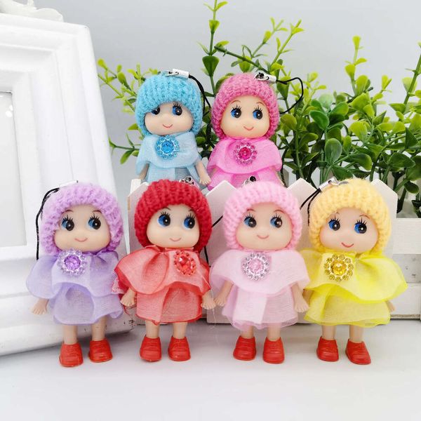 1pc linda moda muñeca para niños llavero suave peluche animales de peluche mini muñecas de muñecas para niñas mujeres