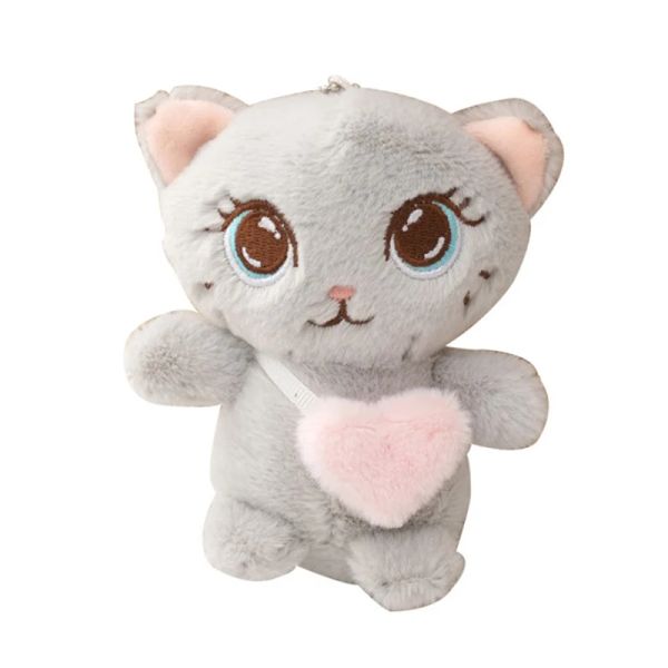 1pc chaton mignon avec sac d'amour jouet en peluche si mignon chanceux fashion fashione key chaîne Pendentif Grab Soft Doll Doudants drôles cadeaux