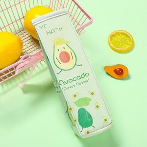 1 st Cute Milk Avocado Pencil Case For Girls Kawaii Pencil Bag Pen Stationery Bouch Promotional Office voor schoolbenodigdheden