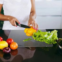 1 st, snijplank, antislip acryl transparante snijplank voor keuken thuis restaurant, snijplank voor aanrechtbeschermer, fruitsnijplank