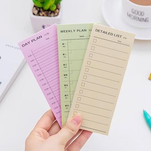 1 st Daily Memos Pad Planner Sticky Notes Week maand Plan gedetailleerde lijsten Notebook School Office Stationery Supplies Papeleria