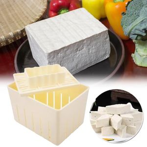 1pc bricolage en plastique maison Tofu fabricant presse moule Kit Tofu faisant la Machine ensemble soja pressage moule avec fromage tissu Cuisine