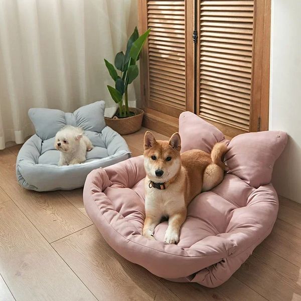 1 PC chenil été hiver petits chiens Corgi chien tapis cage lit de couchage nid de chat quatre saisons universel animal de compagnie 231225