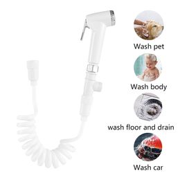 1 st Duurzaam Eva Blue Portable Bidet Handheld Ass Wash Cleaner Persoonlijke vulva scheet Butting Wasmachine Toilet Washing Accessoire Gereedschap