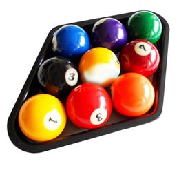 1PC Billard résistant à l'usure durable Snooker en plastique noir épais 9 Ball Table de bille Triangle Rack Accessoires