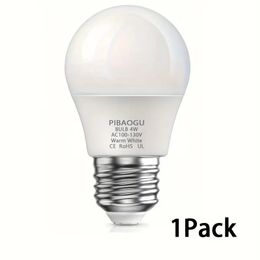 1PC E26 4W Les ampoules LED sont équivalentes à 30 W lampes à incandescence, la lumière du jour 6500k blanc chaud 3000k 400 Lumen Les lampes en bulbe ultra-brillantes sont applicables au salon