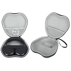 1 funda protectora rígida para auriculares para Airpods Max, caja de auriculares inalámbricos, caja de transporte, funda de almacenamiento portátil (solo funda)