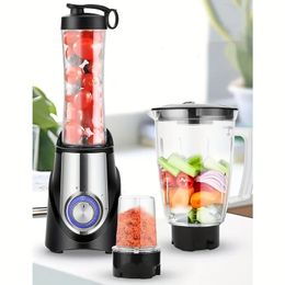 1pc Mélangeur électrique Mélangeur à moteur puissant Broyeur électrique Robot culinaire Hachoir à légumes pour shakes et smoothies Ustensiles de cuisine, accessoires de cuisine