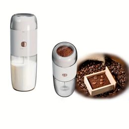 1 st Elektrische Eiklopper Melkopschuimer Voor Koffie Cappuccino Creamer Roerwerk Keuken Accessoires Mini Draagbare Garde Koken Gadgets 2-in-1 Oplaadbaar