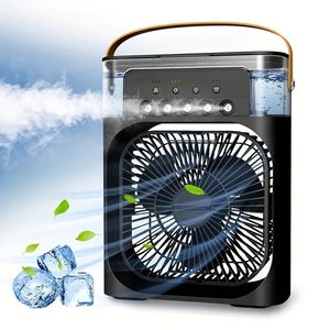 1pc, ventilateur électrique, climatiseur de refroidissement portable Fen, ventilateur rechargeable solaire portable humidificateur d'air refroidisseur d'eau ventilateur de brouillard, essentiel d'été