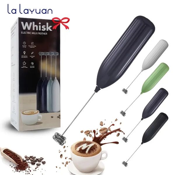 1 pezzo, montalatte elettrico, mini montalatte, miscelatore manuale per caffè, frullatore elettrico wireless per latte macchiato, cappuccino, frappe, cioccolato, macchina per schiuma portatile