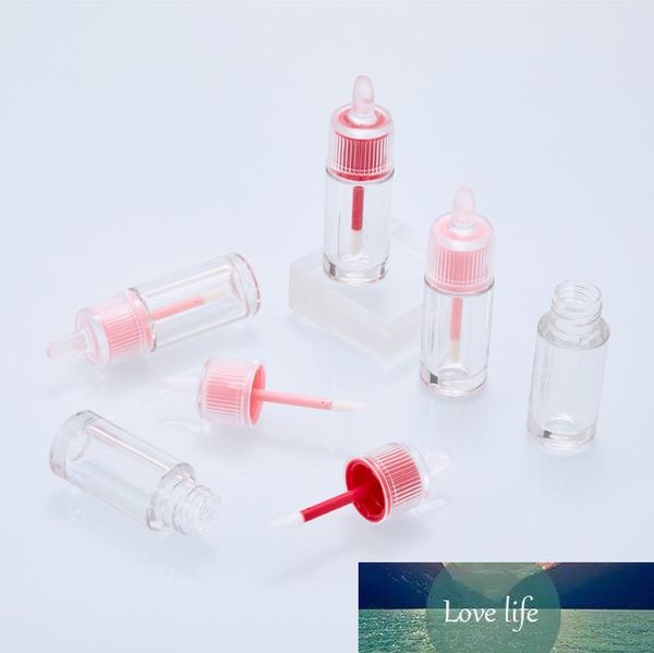 1pc vide brillant à lèvres Tube bébé bouteille en forme de lèvre glaçure Tube bricolage rouge à lèvres cosmétique emballage conteneur rouge à lèvres Mini échantillon offre spéciale