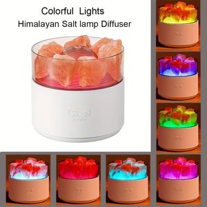 1pc Essentiële Olie Diffuser, 3-in-1 Aromatherapie Diffuser Ultrasone Luchtbevochtiger, 100% Natuurlijk Himalaya Zout, Aroma Diffuser Voor Kleine Kamer Thuiskantoor