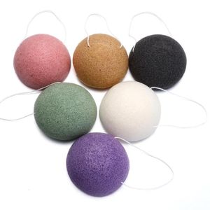 1pc Exfoliator Cleanse Konjac Sponge Natural Puff Face Wash Cleaning Beauty Makeup Tool Sponges Applicateurs Cotton8398052