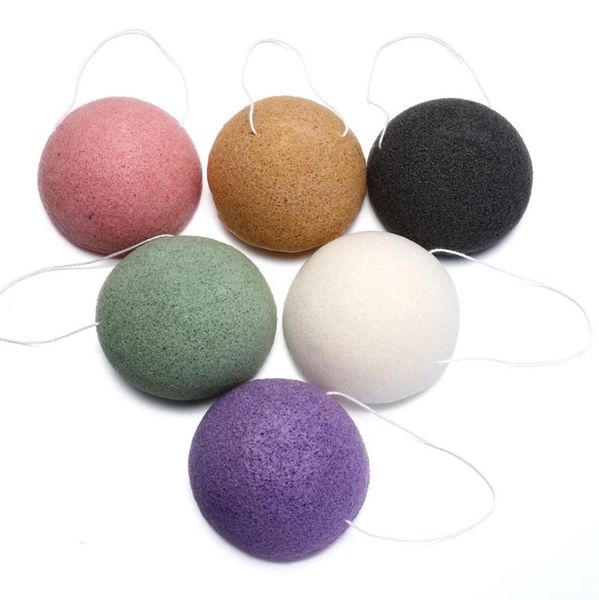 1pc Exfoliator Cleanse Konjac Sponge Natural Puff Face Wash Cleaning Beauty Makeup Tool Sponges Applicateurs Cotton8398052