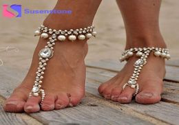 1pc Fashion Girls Sexy Crystal Beads Cadena de cuentas Anucolas Pulseras para mujer Sandal Beach Beach Beach Joyería 3290065