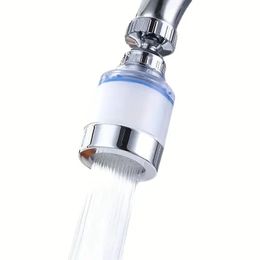 Filtre purificateur d'eau de robinet 1pc, prolongateur de robinet rotatif universel, aérateur haute pression, filtre remplaçable, fixation de robinet