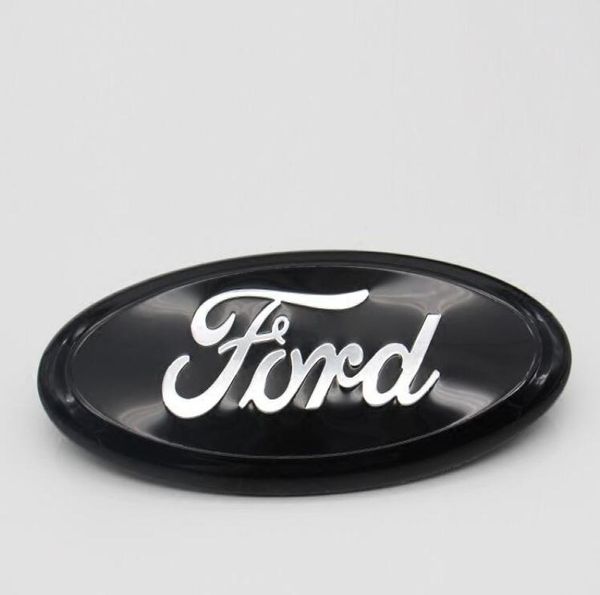 1 PC FAT para Ford 20042014 F150 Mirror Negro Silver Badgetailgate Emblema Oval Decal9237363