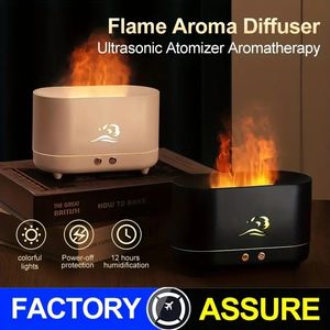1pc Flame Defuser Humidifier: Cool Mist for Bedroom, Hotel Office - Diffuseur d'huiles essentielles