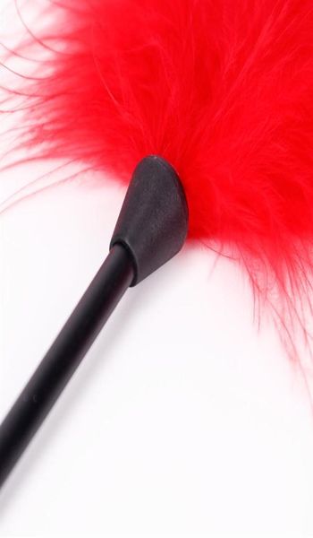 1PC FLIRTER FEATHER FIERAT NOIR FLIRTING WHIP SEX TOYS Flirt Soft Flogger pour Couple Adult Game Sex Products C18112701265C7141994