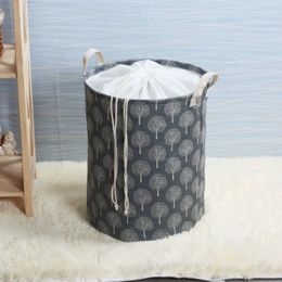 1 pc vouwen wasmand ronde opslag bin tas grote gehuurde inklapbare kleding speelgoedmand emmer organisator grote capaciteit