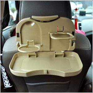 Organisateur universel pliable, 1 pièce, porte-plateau alimentaire pour voiture, Table à manger, porte-boissons, plateau de voiture, siège arrière, porte-gobelet d'eau, support pour téléphone portable