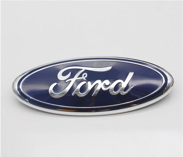1pc pour Ford 20042014 F150 Miroir Blue Front Grill Badgetailgate Emblem Oval Decal4255323