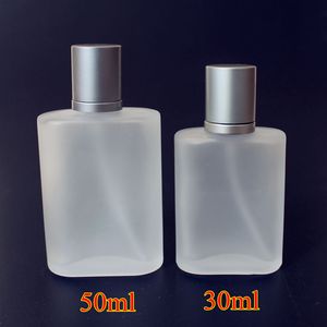 Frosted 30ml 50ml Glass Empty Perfume Bottles Spray Atomizer Refillable Bottle Scent Case with Travel Size Portable