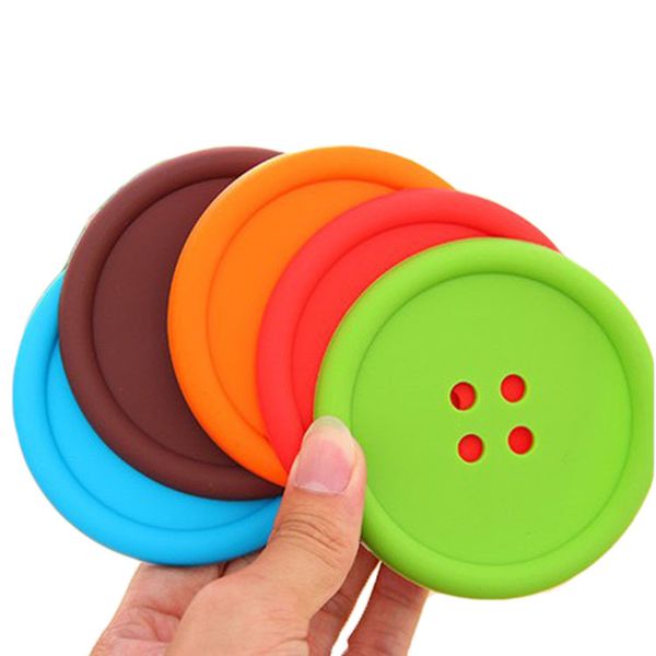 1 pc Fruit Forme Silicone Tasse Pad Slip Isolation Tasse Tapis Chaud Porte-Boisson Tasse Stand Maison Cuisine Accessoires W3