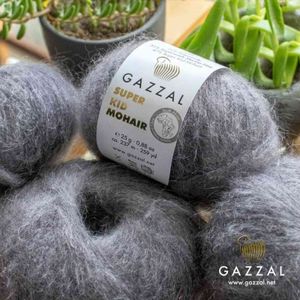 1PC Gazzal Super Kid Mohair Garen 25G / 237M Alpaca Mink Merino Wol Breien Haak Amigurumi Baby Zachte Katoen Pluizige Wimper Borstel Y211129