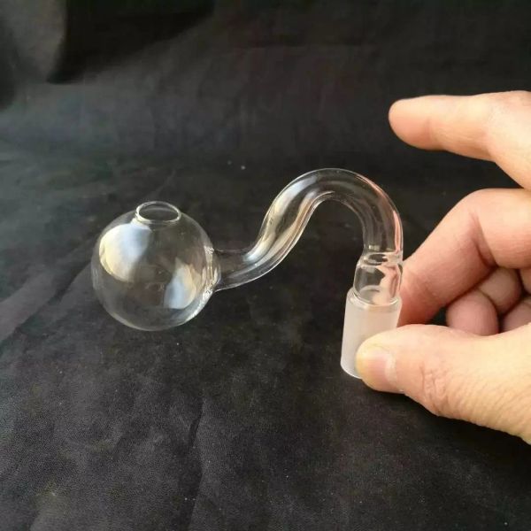1pc tube de verre ampoule accessoires de pipe à fumer pour shisha narguilé accessoires de conduite d'eau bong ZZ