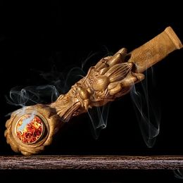 1 bec verseur à cigarette Golden Dragon – Un cadeau unique et élégant pour les fumeurs.